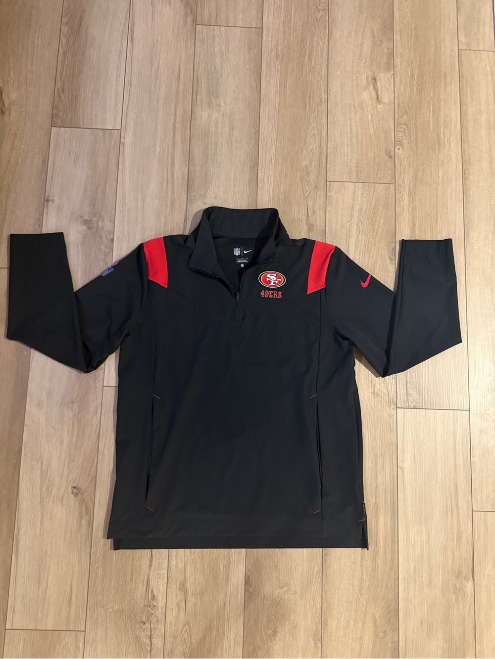Nike NFL San Francisco 49ers On Field Quarter Zip Jacket
